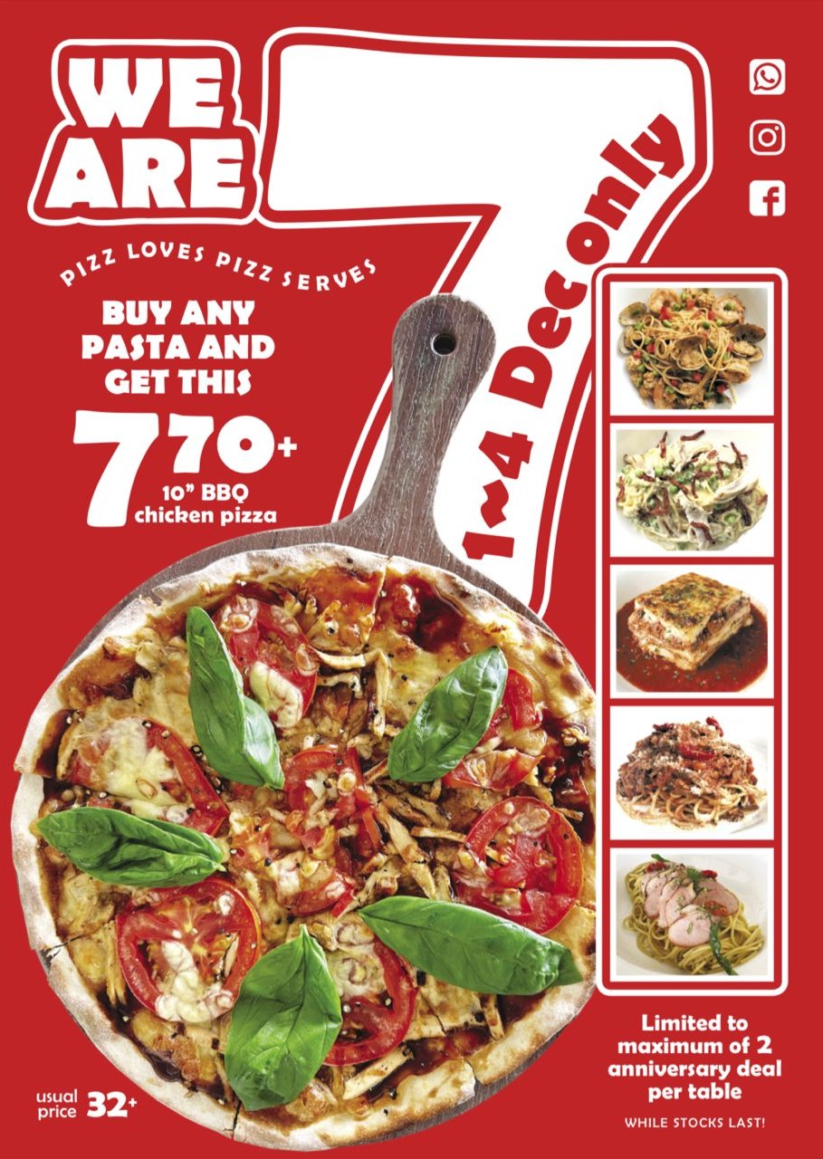 Pizz 7th Anniversary Promotion